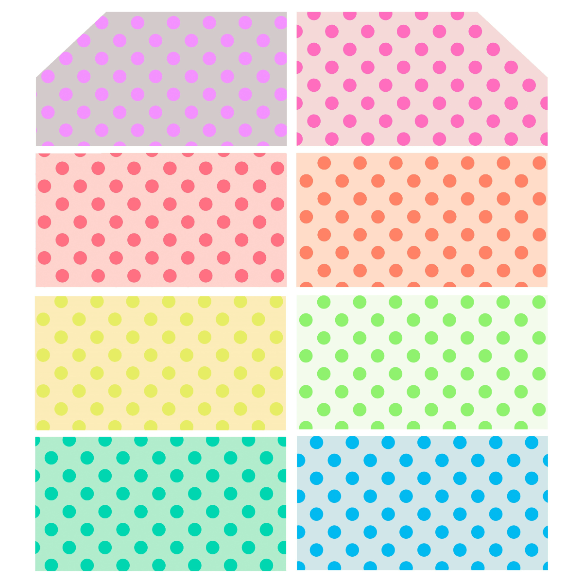 True Colors - Neon Pom Poms Fat Quarter Bundle - Mercury Craft Co.