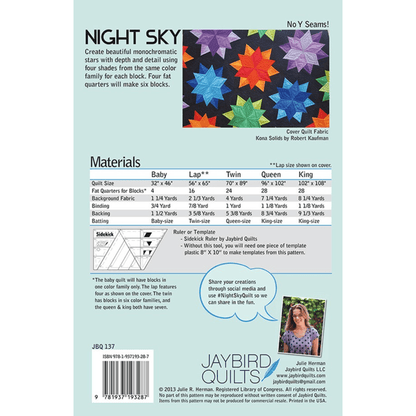 Night Sky Quilt Pattern