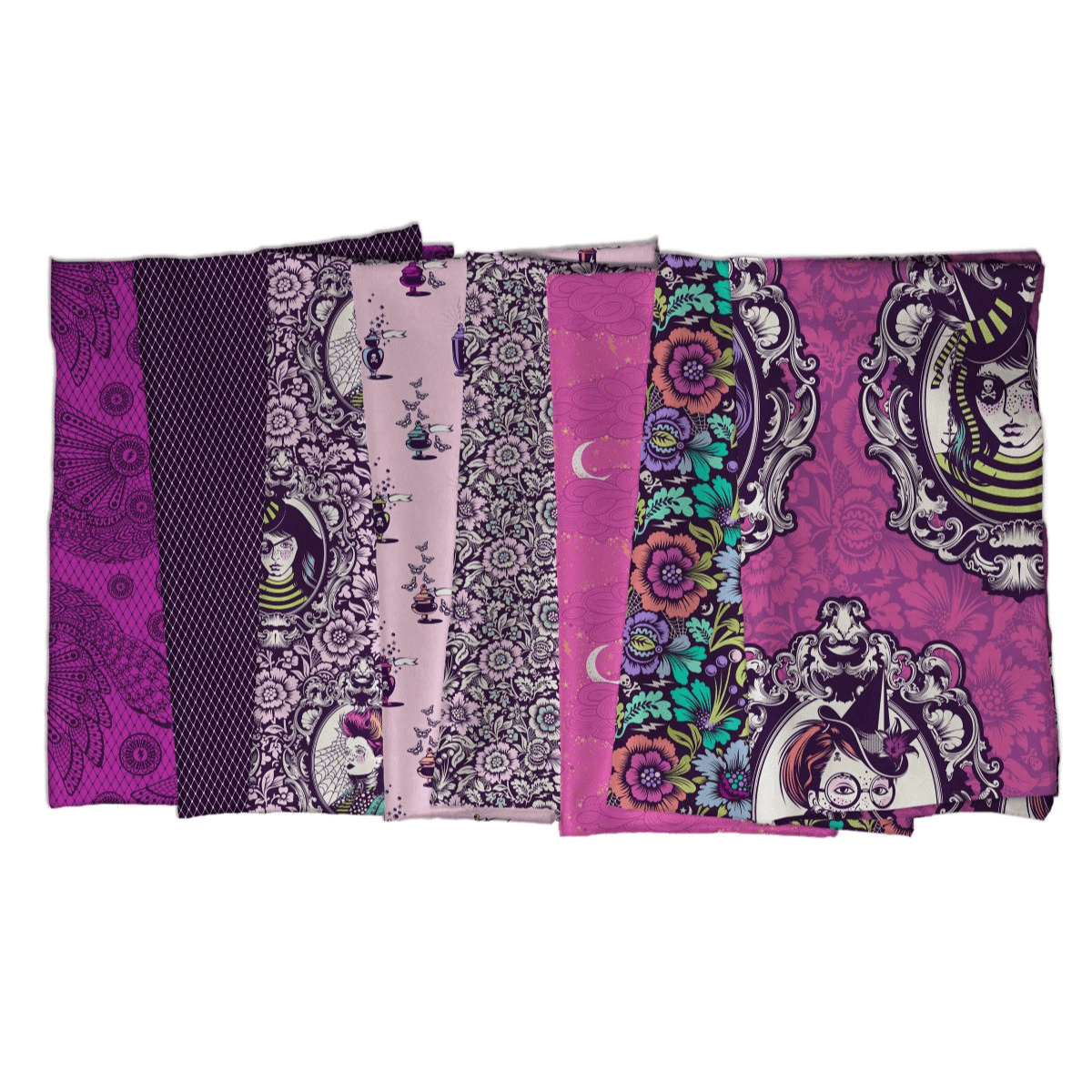 Nightshade (Deja Vu) One-Yard Bundle - Mercury Craft Co.