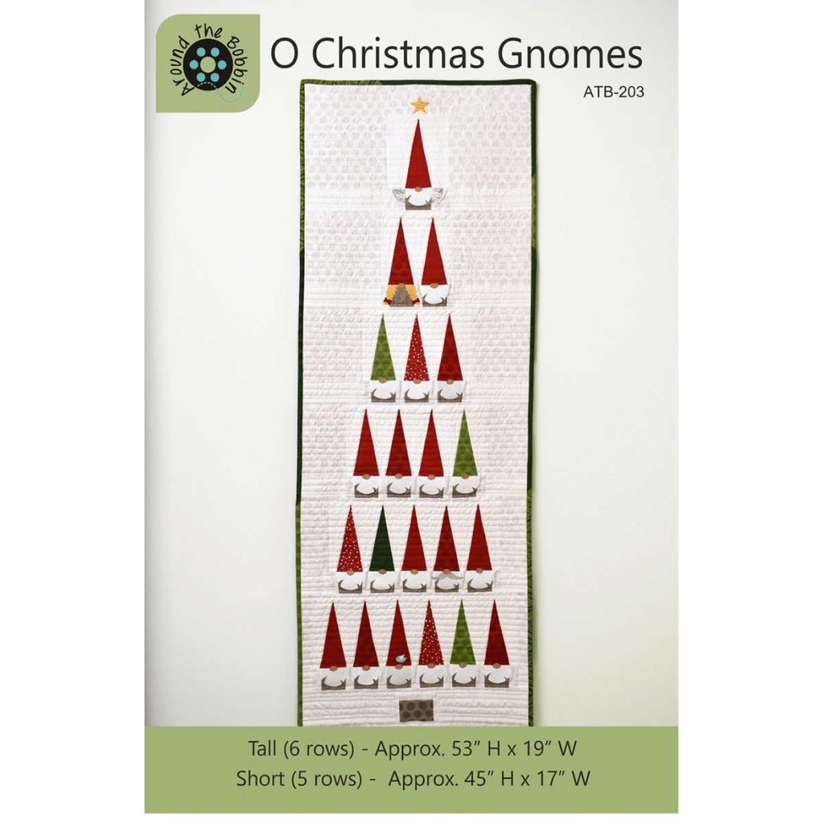 O Christmas Gnomes Wall-Hanging Pattern