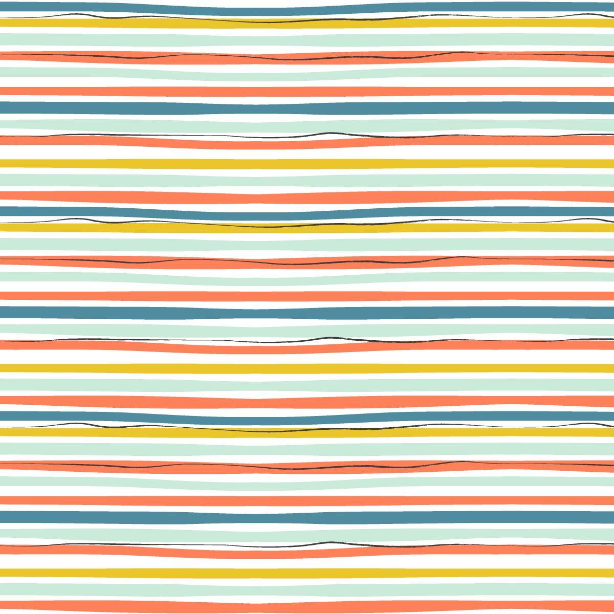 Wanderlust Stripe en multicolor