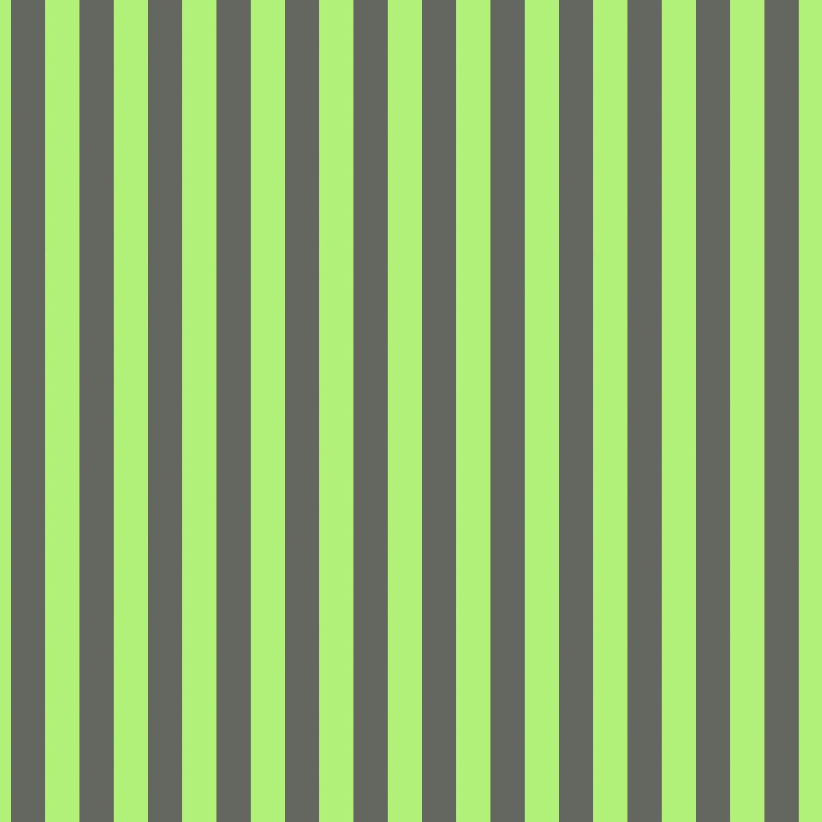 Neon Tent Stripe in Karma features alternating lime and evergreen stripes that run parallel to the selvage.