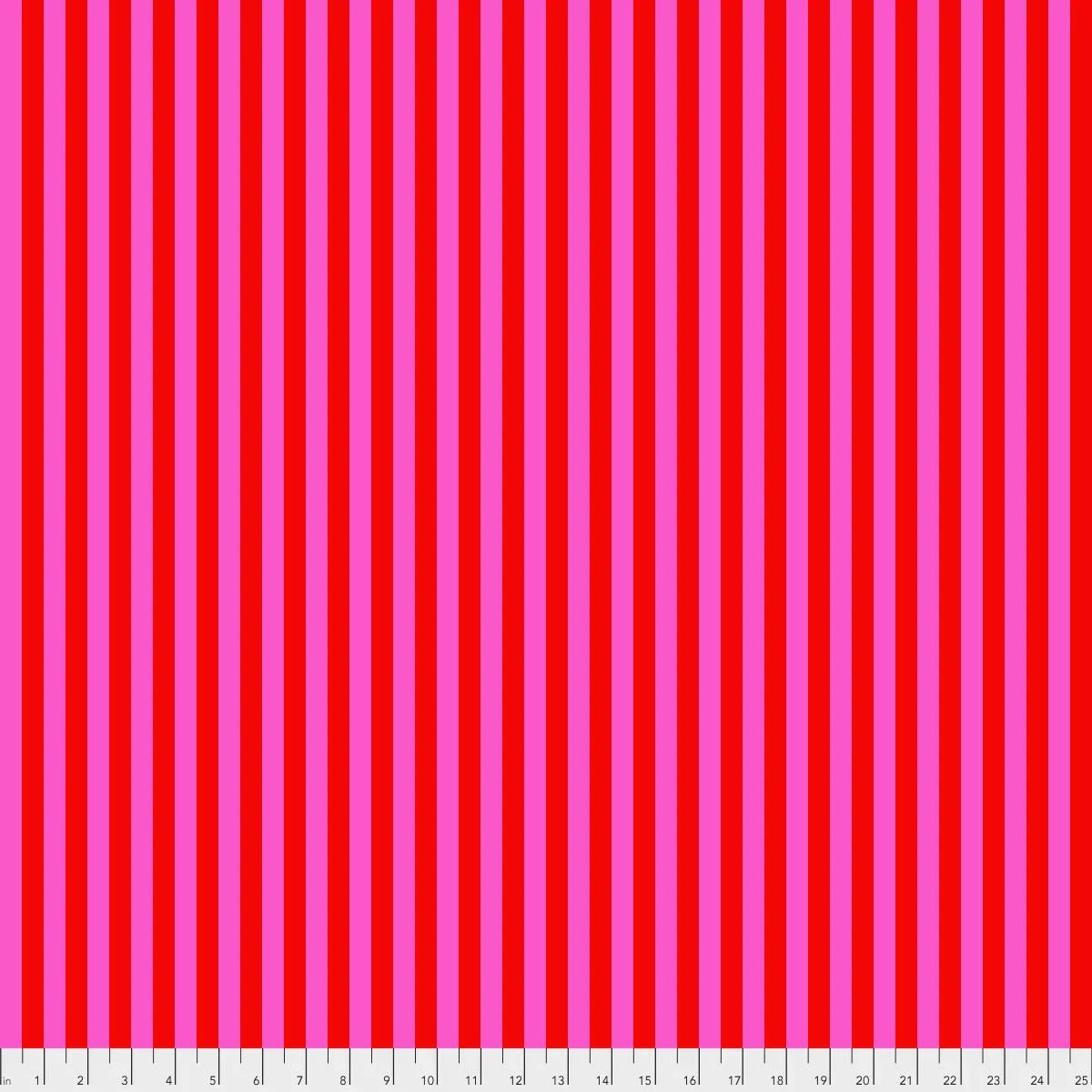 Tent Stripe in Peony