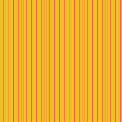 True Colors Tiny Stripes in Sunrise features tiny red pinstripes on a warm yellow background.