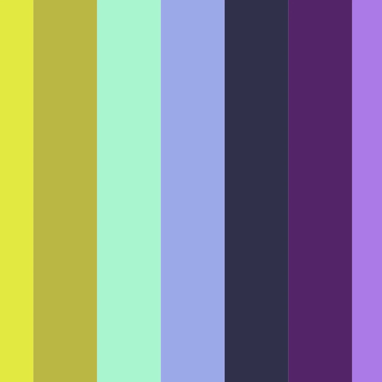 Pattern of crisp, evenly spaced stripes in a vivid parade of colors, including chartreuse, mint, periwinkle, navy, and violet.