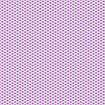 A fine, all-over geometric lattice of tiny diamond shapes in a crisp white, lavender, and violet.