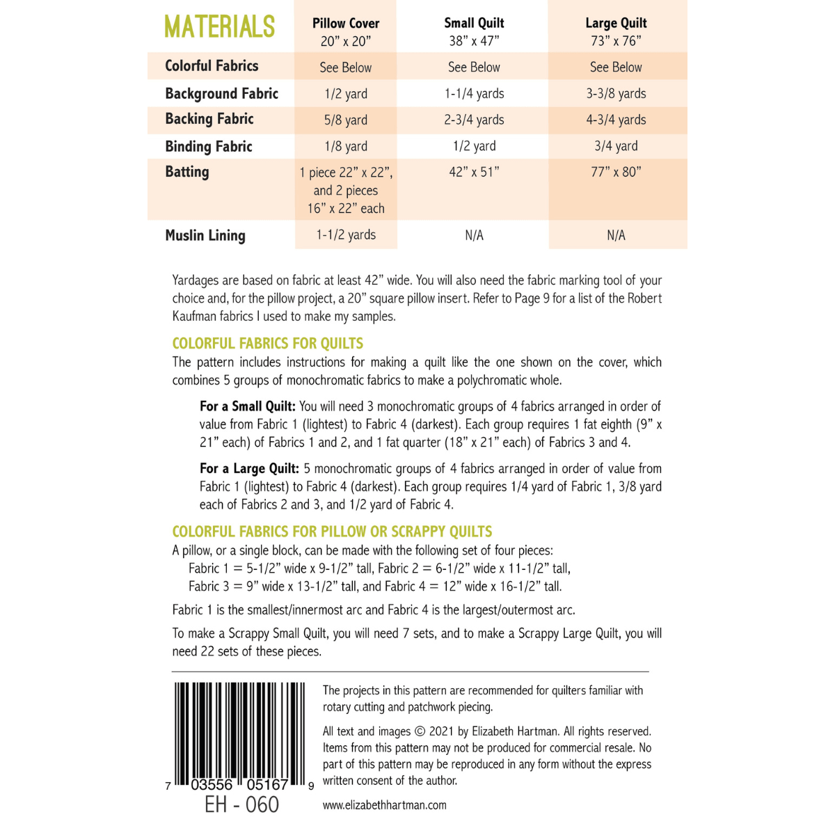 Modèle de courtepointe polychromatique