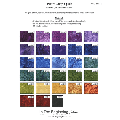 Prism Strip Quilt Pattern