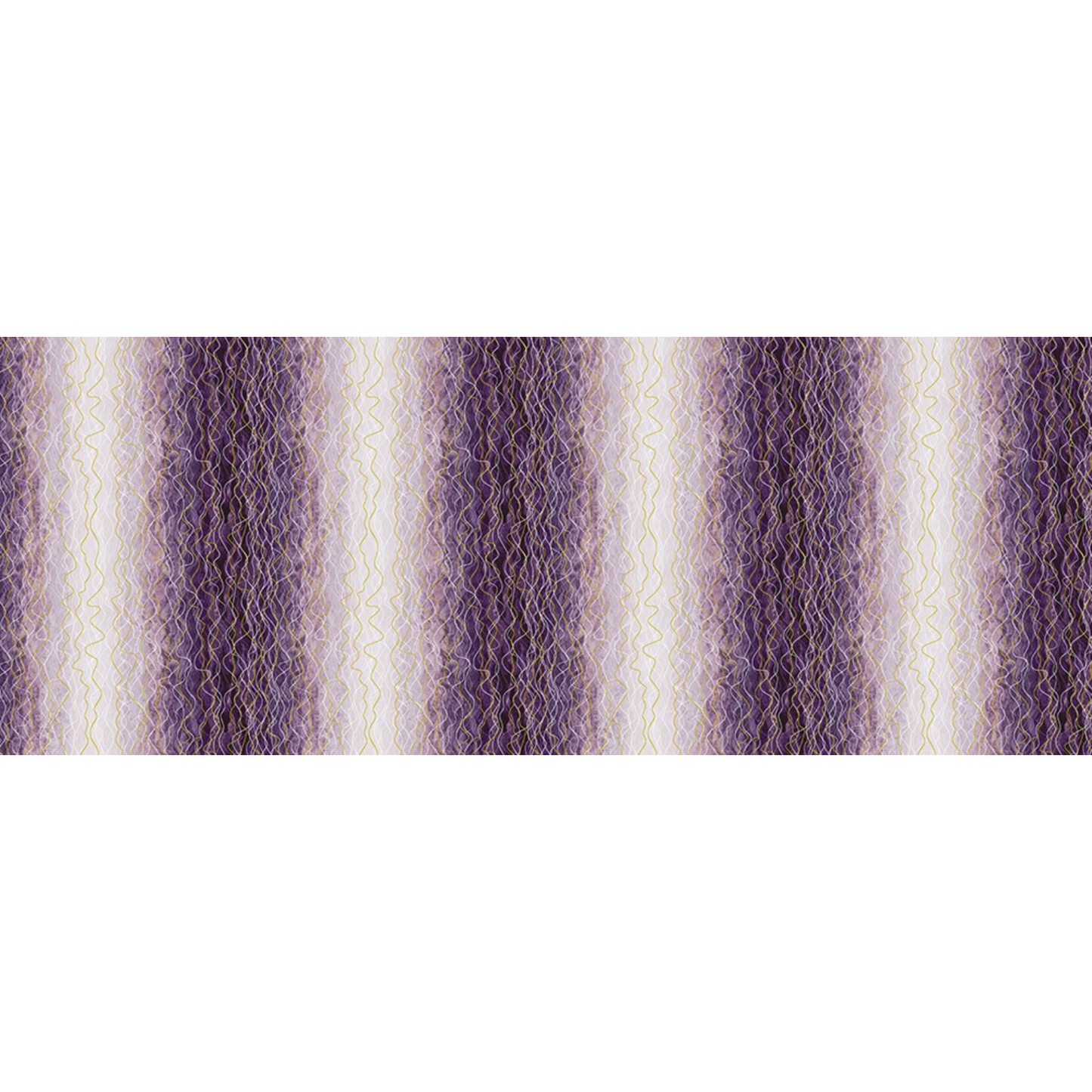 Flowing gradient waves and layered linework in a rich plum and violet palette, softened with blush pink and pale lavender, with hints of metallic gold. 