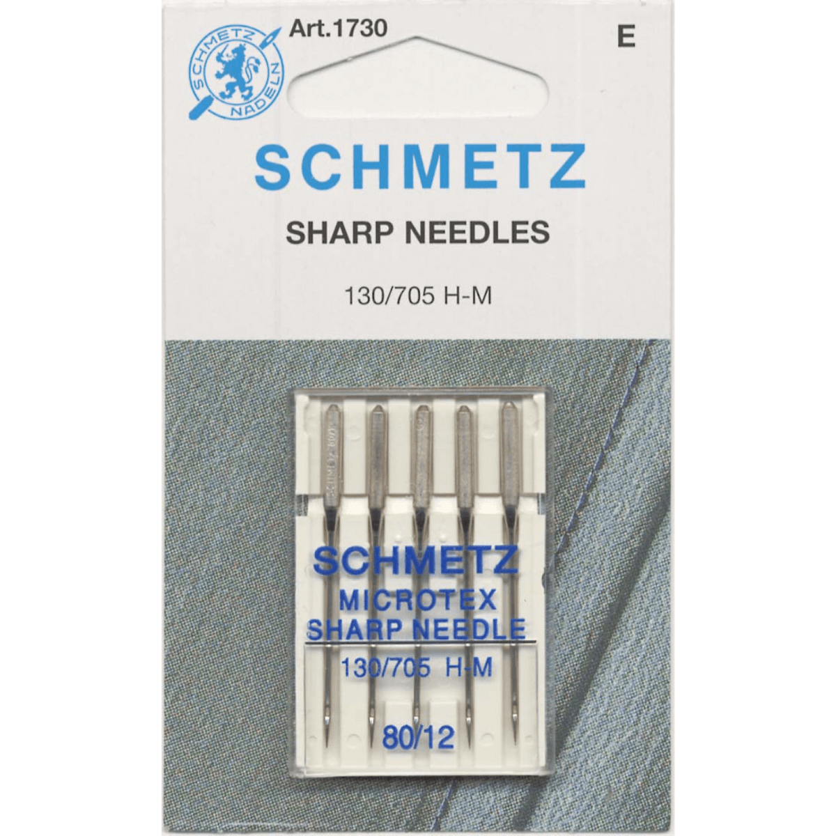 Aiguilles pour machines Schmetz Microtex 80/12