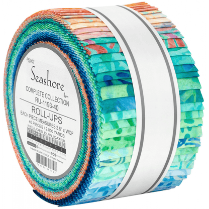 Seashore Artisan Batik Jelly Roll - Mercury Craft Co.