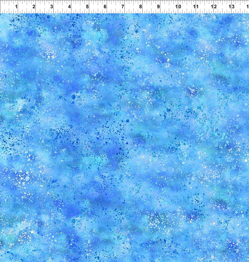 Sew Spring Splatter In Blue Ruler