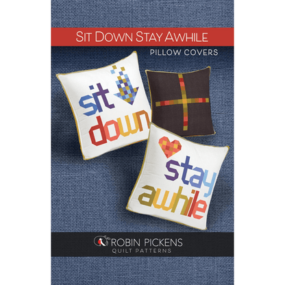 Sit Down Stay Awhile Pillow Covers Pattern