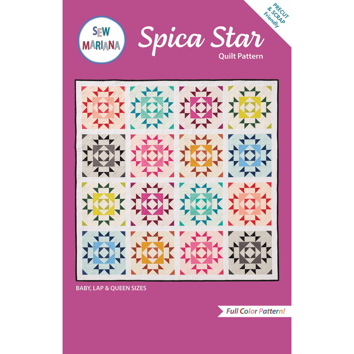 Spica Star Quilt Pattern - Mercury Craft Co.