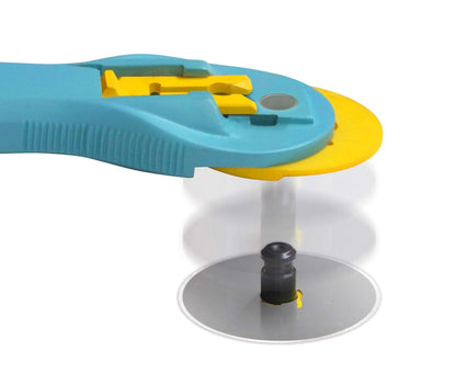 45mm Splash Rotary Cutter in Aqua - Mercury Craft Co.