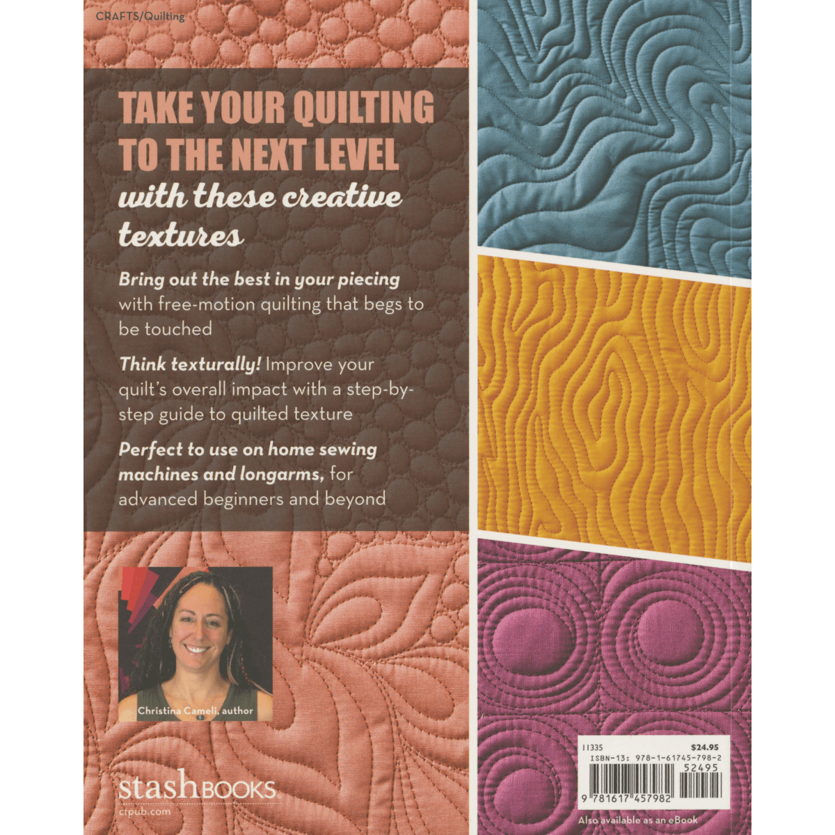 Step-By-Step Texture Quilting - Softcover - Mercury Craft Co.