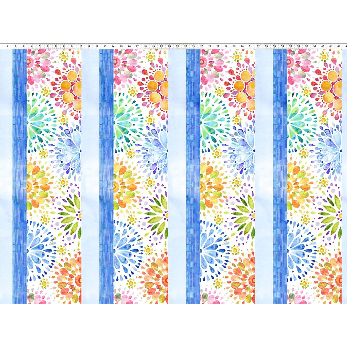 Bordure bijou Summer Breeze en multicolore