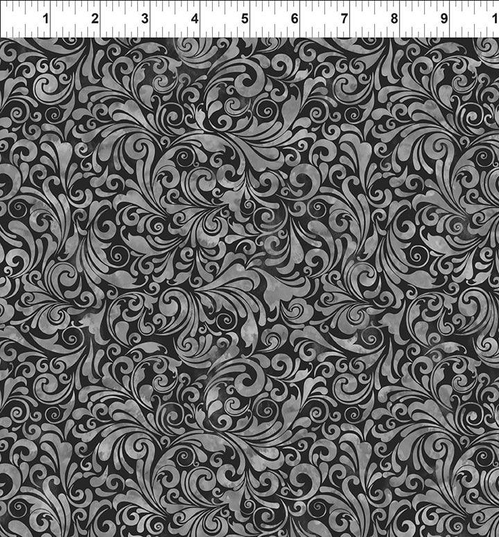 Swirls In Black Ruler