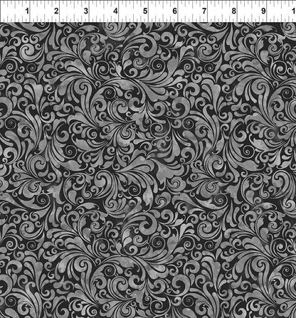 Swirls In Black Ruler