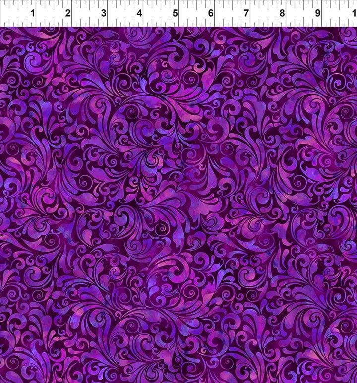 Swirls In Purple Ruler