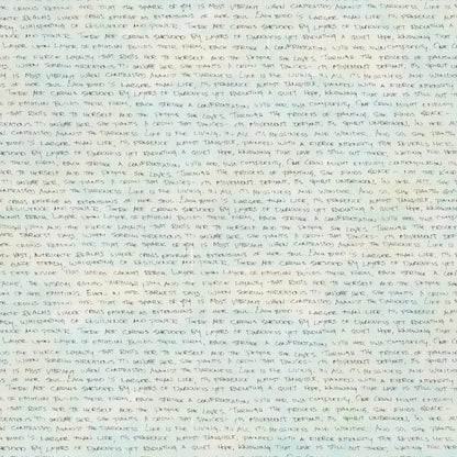 Handwritten text in black ink on a subtly blended white and blue-grey background.