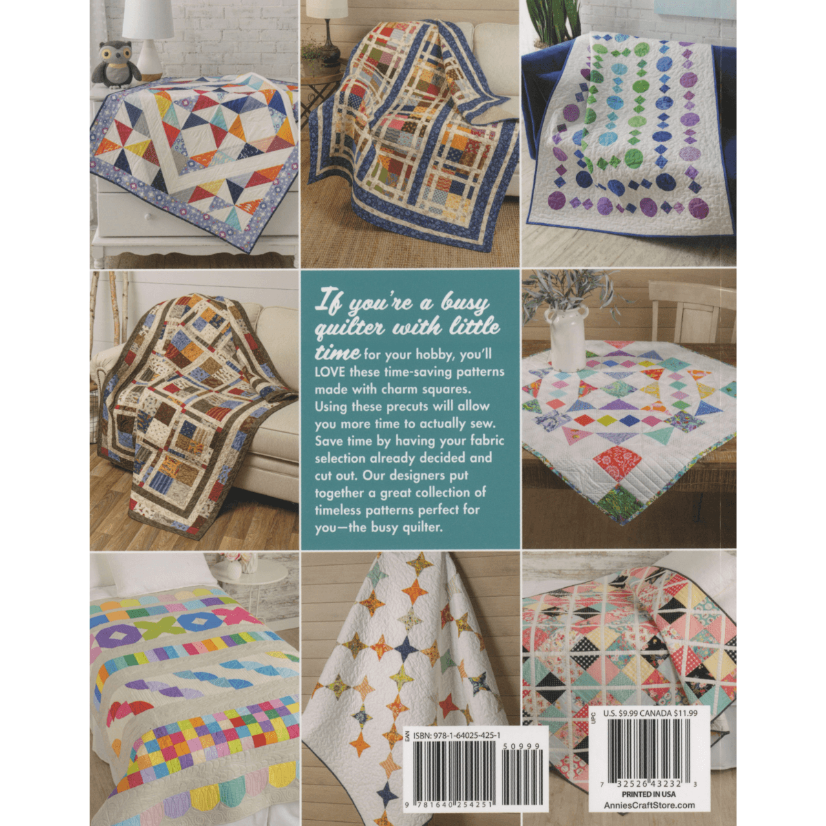 Time-Saving Charm Quilts - Softcover - Mercury Craft Co.