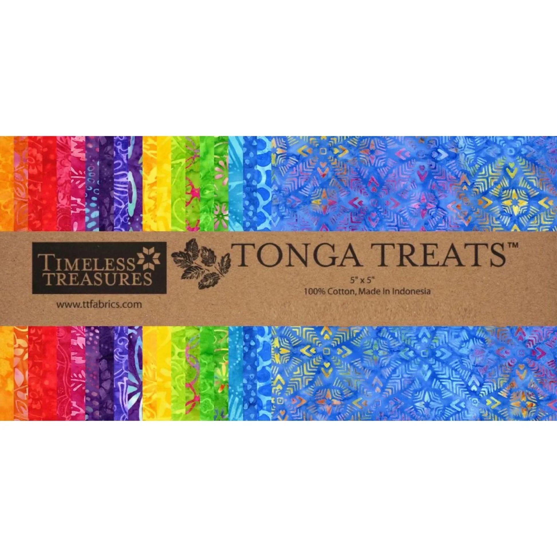 Tonga Batiks Happy Treats 5" Squares - Mercury Craft Co.