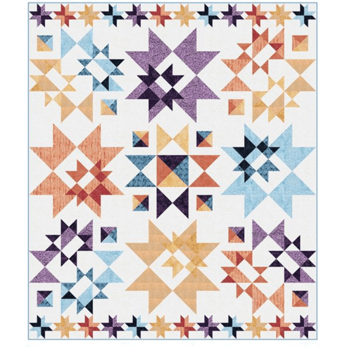 Transparent Stars Quilt Pattern