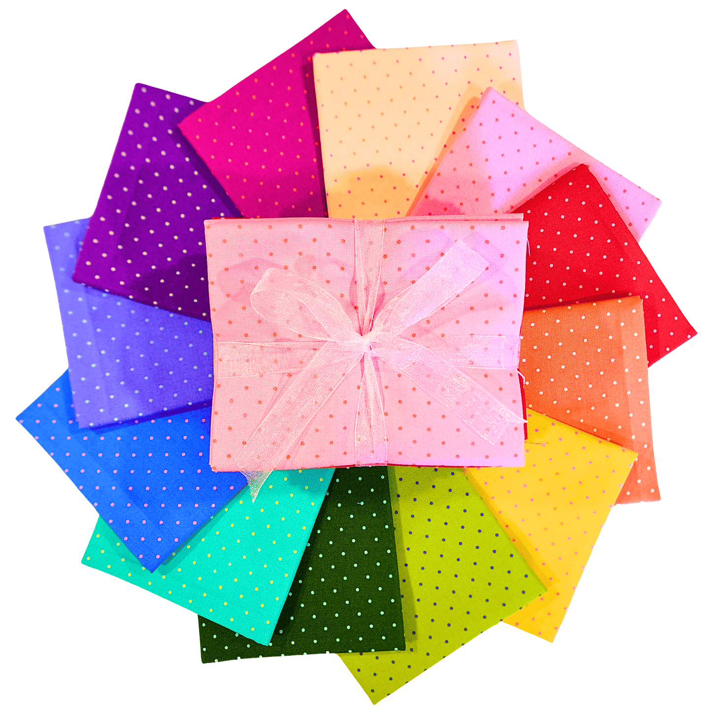 True Colors Tiny Dots Fat Quarter Bundle - Mercury Craft Co.