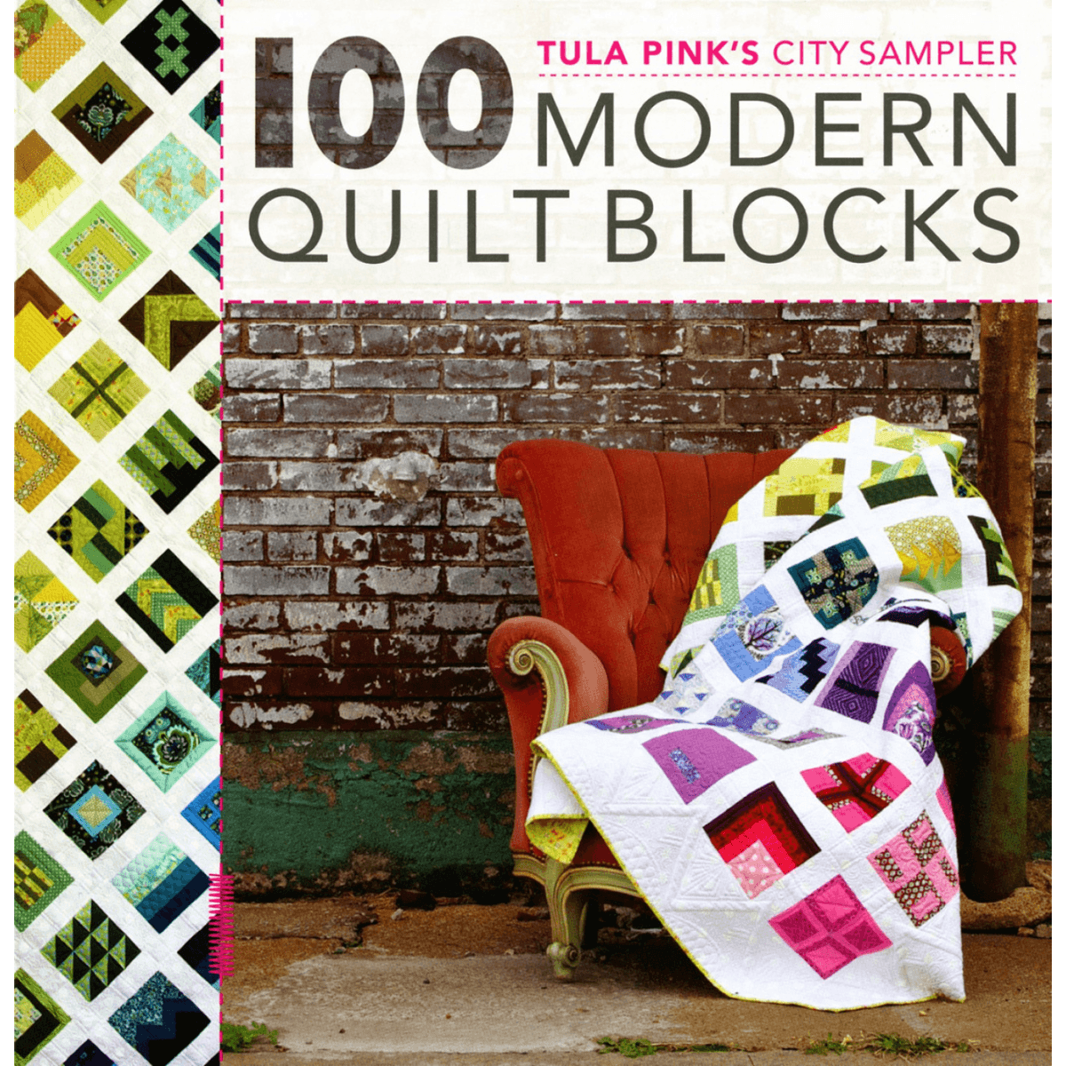 Tula Pink's City Sampler 100 Modern Quilt Blocks - Softcover - Mercury Craft Co.