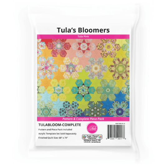 Modèle de courtepointe Bloomers de Tula et pack complet de pièces de papier