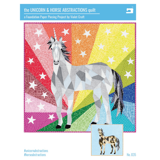 The Unicorn & Horse Abstractions Quilt Pattern