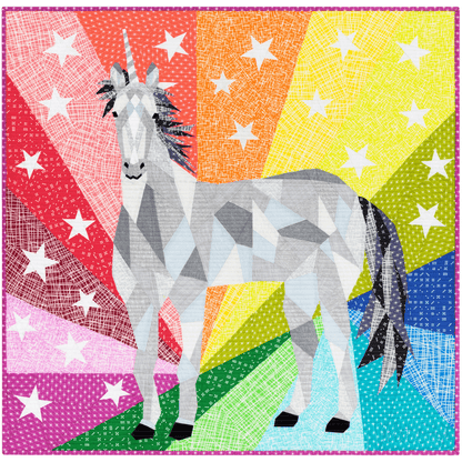 The Unicorn & Horse Abstractions Quilt Pattern