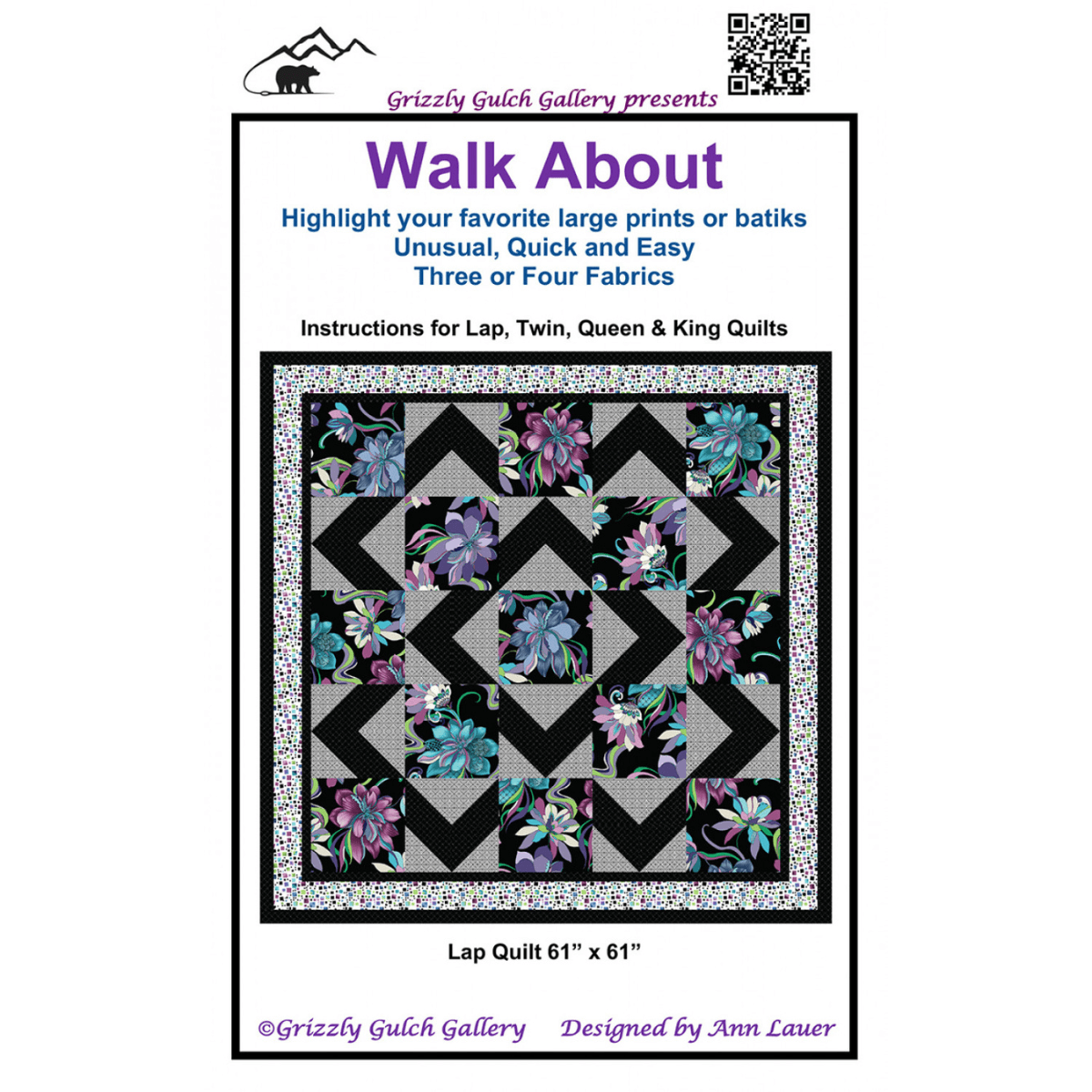 Walk About Quilt Pattern