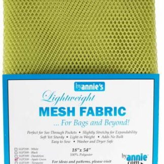 Lightweight Mesh Fabric in Apple Green