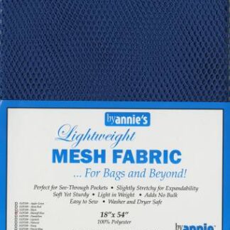 Lightweight Mesh Fabric in Blastoff Blue