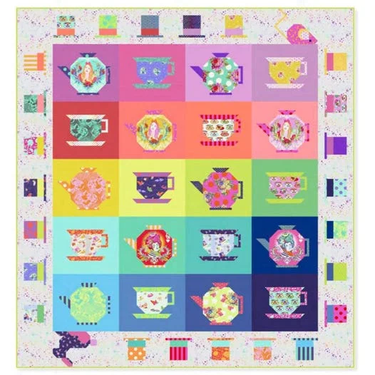 Curiouser & Curiouser Mad Hatter Tea Party Quilt Kit