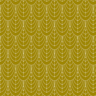 Century Prints Deco Curtains in Brass