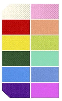 True Colors Tiny Dots Fat Quarter Bundle