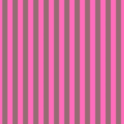 Neon Tent Stripe in Cosmic features alternating bright fuchsia and dusty magenta stripes that run parallel to the selvage.