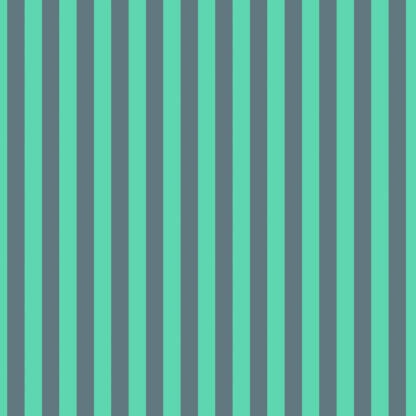 Neon Tent Stripe in Spirit features alternating teal and jade stripes that run parallel to the selvage.