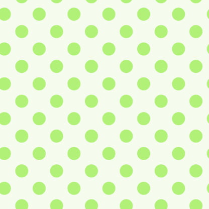 Neon Pom Poms in Karma features large lime green dots on a light dusty green background.