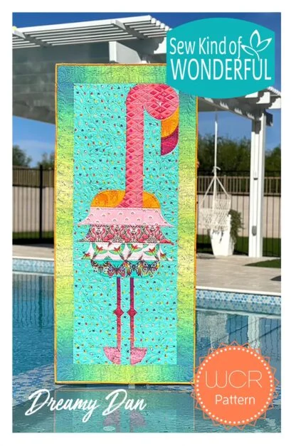 The Dreamy Dan Pattern is a great project for using bright, colorful fabrics and bold designs.